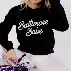 CLOTHING BRIGHTSIDE The Label Baltimore Babe Crewneck
