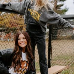 BRIGHTSIDE The Label Towson Varsity Cropped Crew CLOTHING