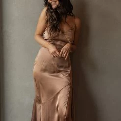 Dress Forum Rhea Satin Dress CLOTHING