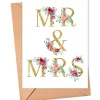 R Is For Robo Mr. And Mrs. Wedding Card