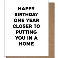 Pretty Alright Goods In A Home Birthday Card