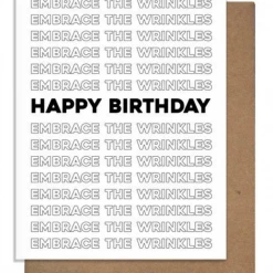 Pretty Alright Goods GIFT Wrinkles Birthday Card