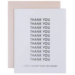 Chez Gagne GIFT Cannot Thank You Enough Card