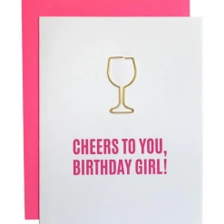 Chez Gagne Cheers Birthday Girl Card GIFT