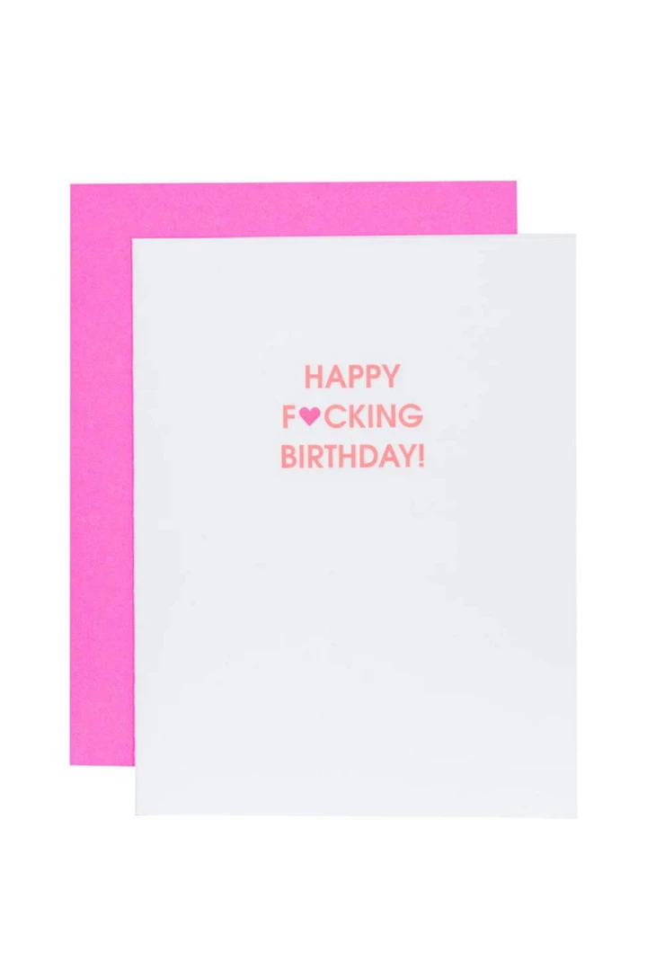 Chez Gagne Happy Fucking Birthday Heart Card 1 Chez Gagne Happy Fucking Birthday Heart Card