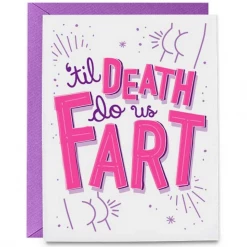 Hello Harlot Til' Death Do Us Fart Card