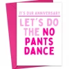 R Is For Robo No Pants Dance Anniversary Card GIFT
