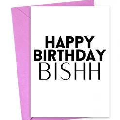 R Is For Robo Happy Birthday Bish Card GIFT