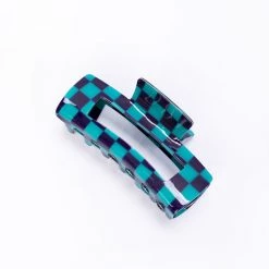 LA 3 Accessories Emery Check Hair Clip NEW ARRIVALS