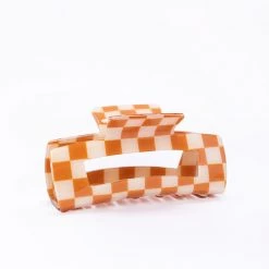 LA 3 Accessories Emery Check Hair Clip NEW ARRIVALS 9 LA 3 Accessories Emery Check Hair Clip NEW ARRIVALS