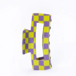 LA 3 Accessories Emery Check Hair Clip NEW ARRIVALS 12 LA 3 Accessories Emery Check Hair Clip NEW ARRIVALS
