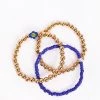 LA 3 Accessories Erin Beaded Bracelet Set