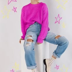 Dee Elly High Note Knit Pullover