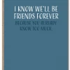 Modern Wit Best Friends Forever Birthday Card GIFT