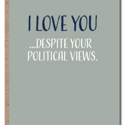 Modern Wit GIFT Political Views Greeting Card