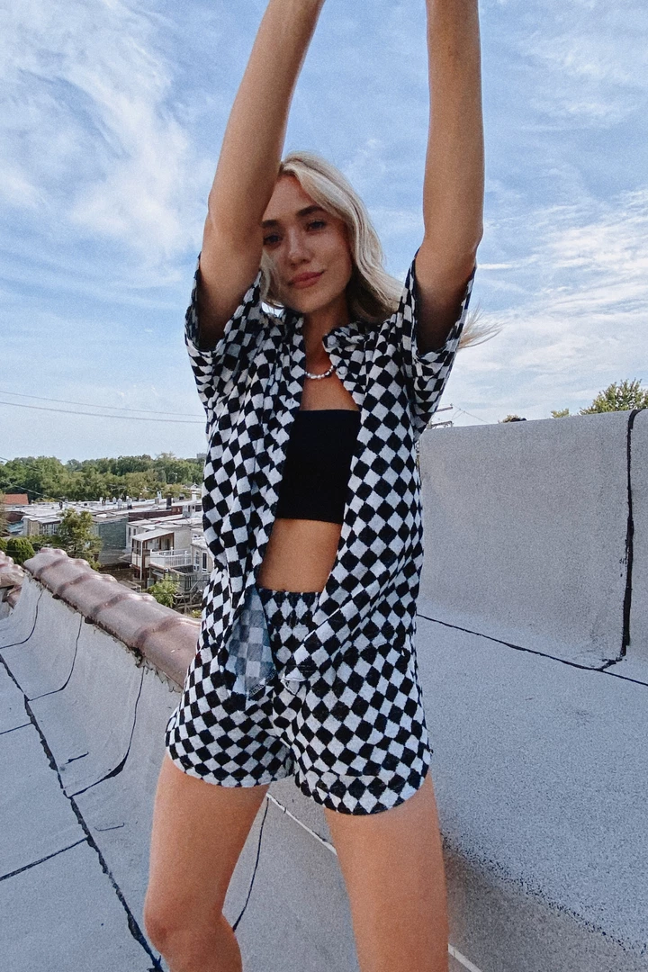 Bailey Rose Take It All Terry Knit Shirt NEW ARRIVALS 6 Bailey Rose Take It All Terry Knit Shirt NEW ARRIVALS