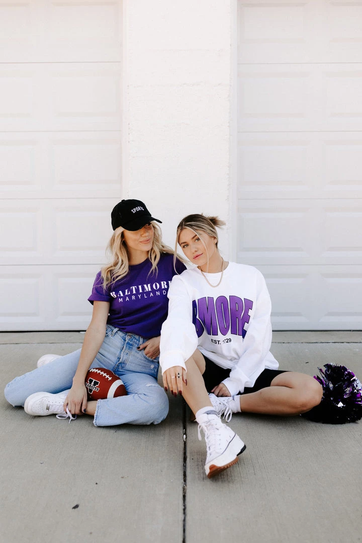 BRIGHTSIDE The Label Baltimore Maryland Tee CLOTHING 3 BRIGHTSIDE The Label Baltimore Maryland Tee CLOTHING