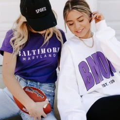 BRIGHTSIDE The Label Baltimore Maryland Tee CLOTHING 15 BRIGHTSIDE The Label Baltimore Maryland Tee CLOTHING