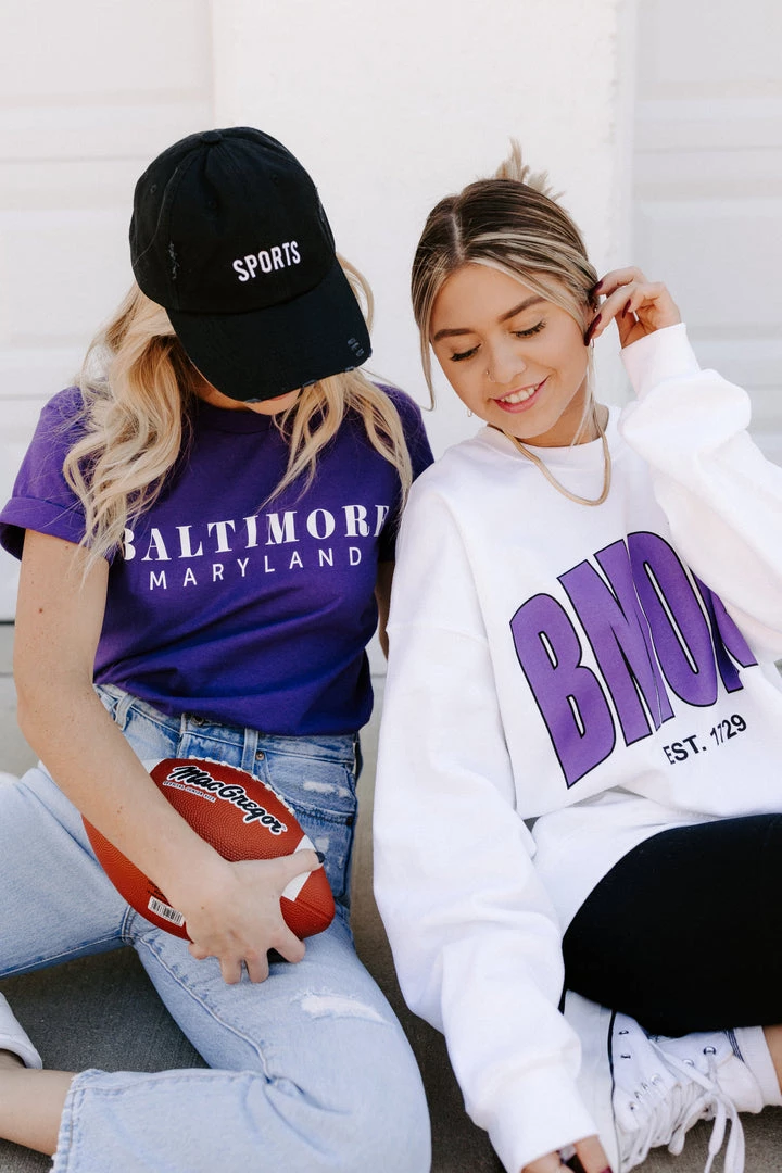 BRIGHTSIDE The Label Baltimore Maryland Tee CLOTHING 8 BRIGHTSIDE The Label Baltimore Maryland Tee CLOTHING