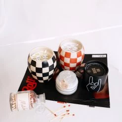 RESTOCKED Paddywax Checkmate Candle Rose + Santal