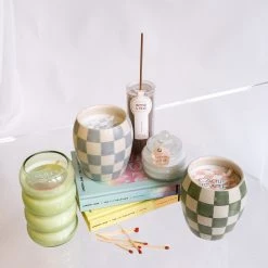 RESTOCKED Paddywax Checkmate Candle Cactus Flower