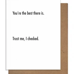 Pretty Alright Goods Best There Is Greeting Card GIFT