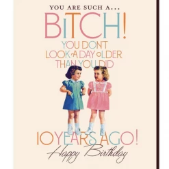Offensive Delightful Such A Bitch Birthday Card