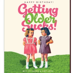 Offensive Delightful Getting Older Sucks Birthday Card