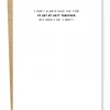 Sapling Press I Don't Greeting Card GIFT