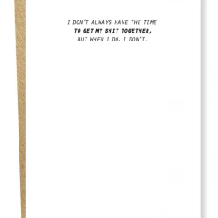 Sapling Press I Don't Greeting Card GIFT