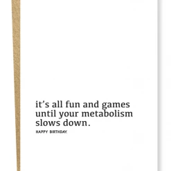 Sapling Press Metabolism Greeting Card