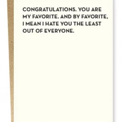 Sapling Press Favorite Greeting Card