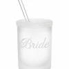 Slant Collections WEDDING CAPSULE Bride Lidded Glass Cup