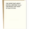 Sapling Press Worst Part Card GIFT