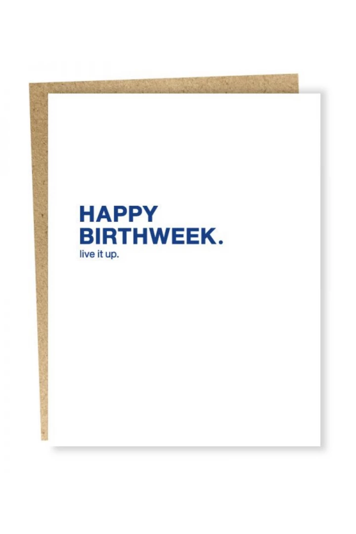 Sapling Press GIFT Birthweek Greeting Card 1 Sapling Press GIFT Birthweek Greeting Card