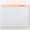 Chez Gagne Work Hard Be Nice Swear Often Planner Notepad GIFT