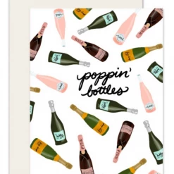 Slightly Stationery Poppin' Champs Greeting Card WEDDING CAPSULE