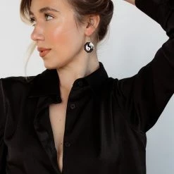 Girly Sonia Yin Yang Drop Earrings ACCESSORIES