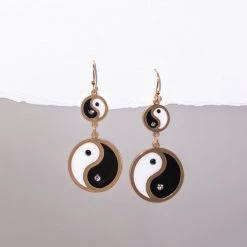 Merveille Rue Double Drop Earrings 2000's NOSTALGIA