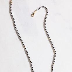 Brightside ACCESSORIES McKenzie Beaded Pearl Necklace