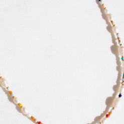 Brightside Morgan Beaded Pearl Necklace 5 Brightside Morgan Beaded Pearl Necklace
