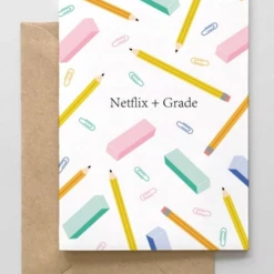 Spaghetti & Meatballs Netflix And Grade Greeting Card