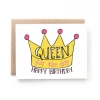 Yellow Daisy Paper Co. Birthday Queen, Happy Birthday Card GIFT